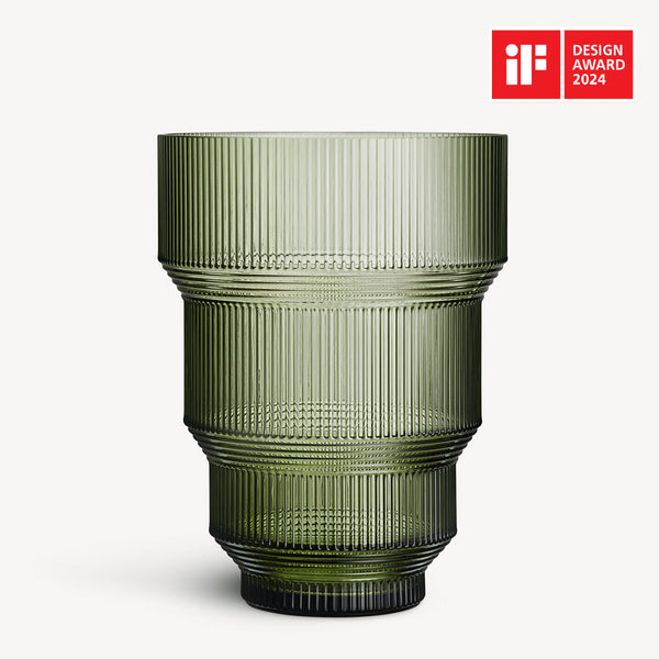 Load image into Gallery viewer, Kosta Boda Pavilion Vase Green Large
