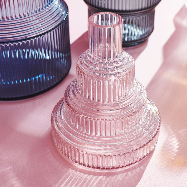 Load image into Gallery viewer, Kosta Boda Pavilion Vase Light Pink Small
