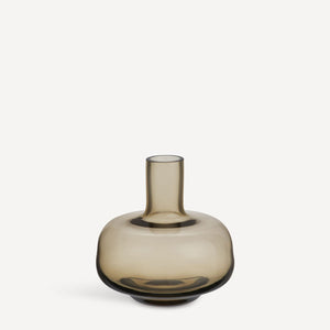 Kosta Boda Kappa Vase Brown Mini