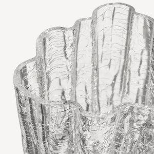 Kosta Boda Crackle Vase Clear Small