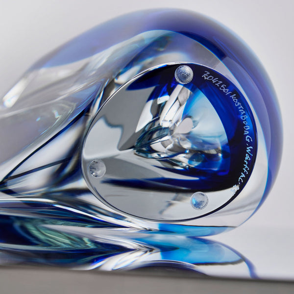 Load image into Gallery viewer, Kosta Boda Mirage Vase Blue/Blue Large
