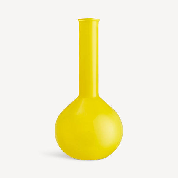 Load image into Gallery viewer, Kosta Boda Lab Round Flask Vase Yellow
