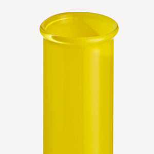 Kosta Boda Lab Round Flask Vase Yellow
