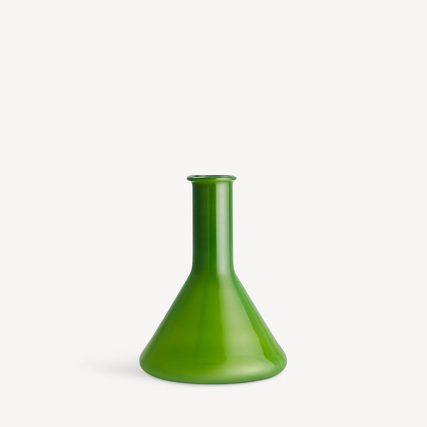 Load image into Gallery viewer, Kosta Boda Lab Measuring Flask Vase Green
