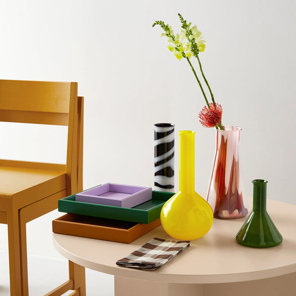 Load image into Gallery viewer, Kosta Boda Lab Measuring Flask Vase Green

