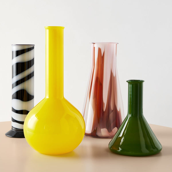 Load image into Gallery viewer, Kosta Boda Lab Measuring Flask Vase Green
