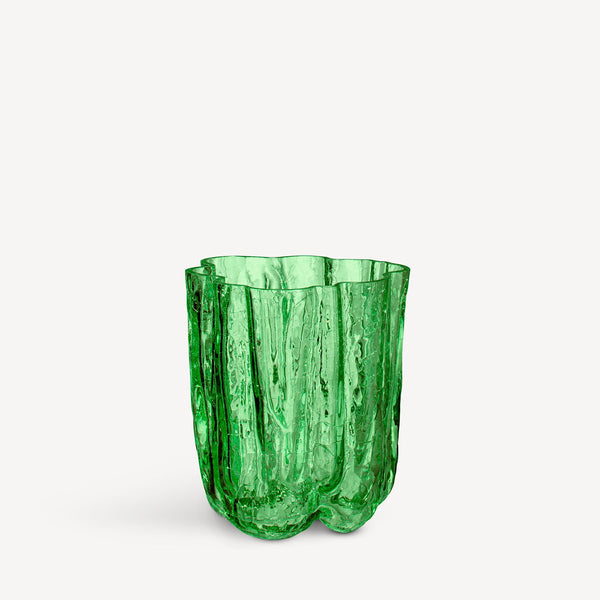 Load image into Gallery viewer, Kosta Boda Crackle Vase Green Small
