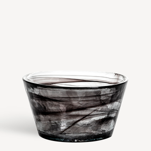 Kosta Boda Mine Black Bowl
