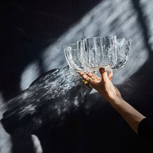 Kosta Boda Crackle Clear Bowl
