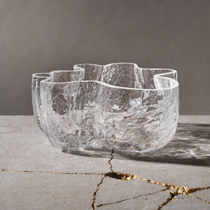 Kosta Boda Crackle Clear Bowl