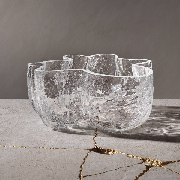 Load image into Gallery viewer, Kosta Boda Crackle Clear Bowl
