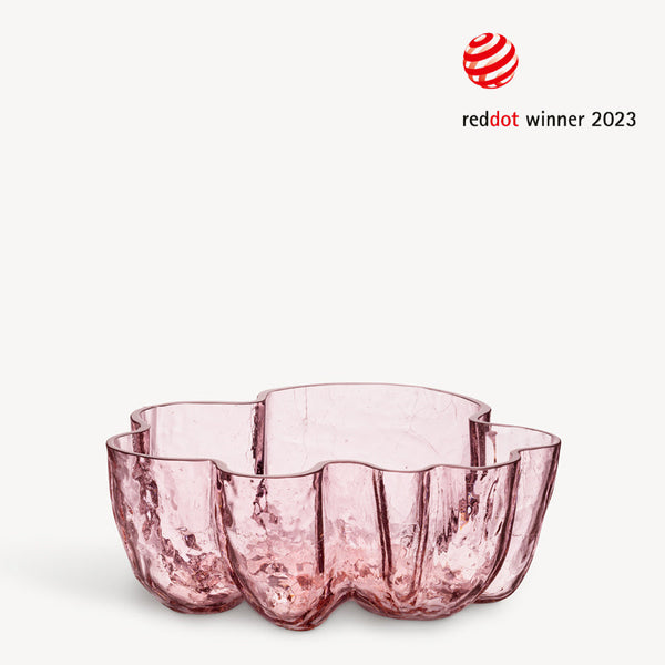 Load image into Gallery viewer, Kosta Boda Crackle Pink Bowl
