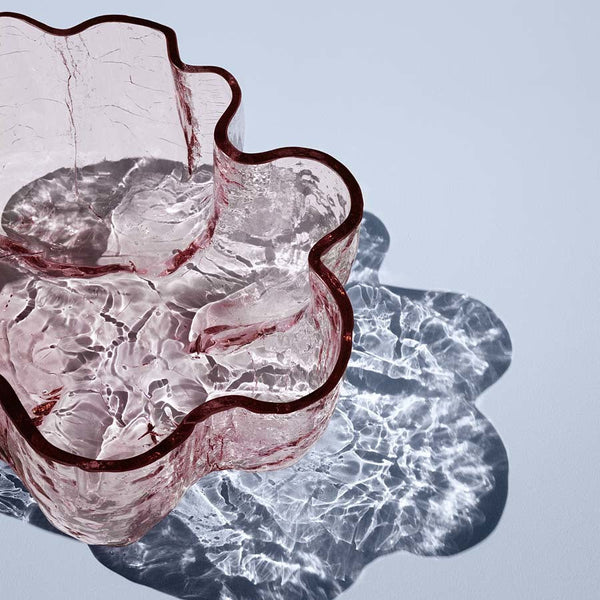 Load image into Gallery viewer, Kosta Boda Crackle Pink Bowl
