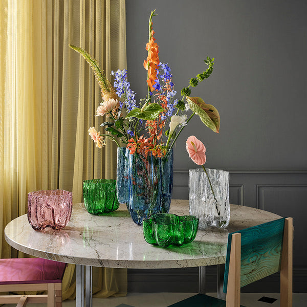 Load image into Gallery viewer, Kosta Boda Crackle Green Bowl
