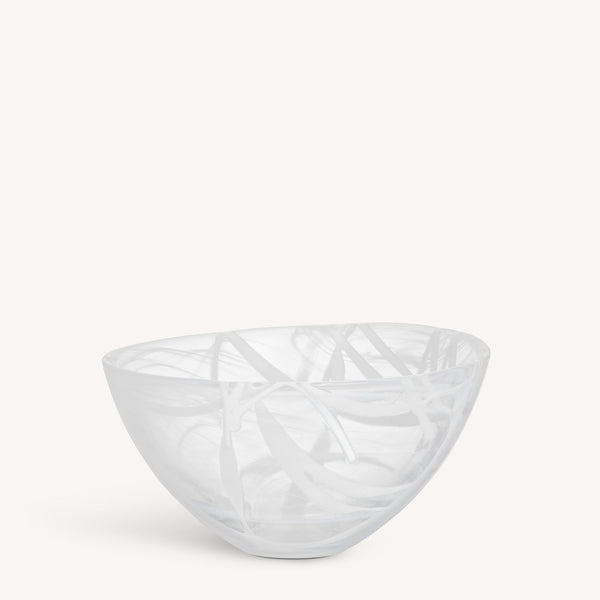 Load image into Gallery viewer, Kosta Boda Contrast Bowl White/White Medium
