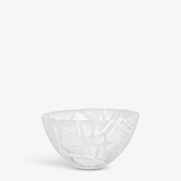 Load image into Gallery viewer, Kosta Boda Contrast Bowl White/White Small
