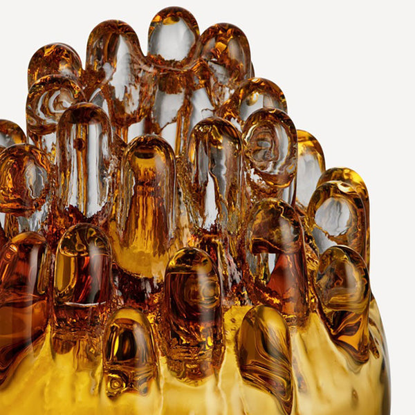 Load image into Gallery viewer, Kosta Boda Polar Amber Medium
