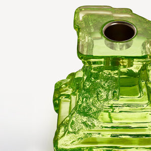 Kosta Boda Rocky Baroque Candlestick Kryptonite Small