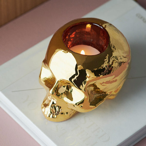 Load image into Gallery viewer, Kosta Boda Still Life Votive Gold 21K
