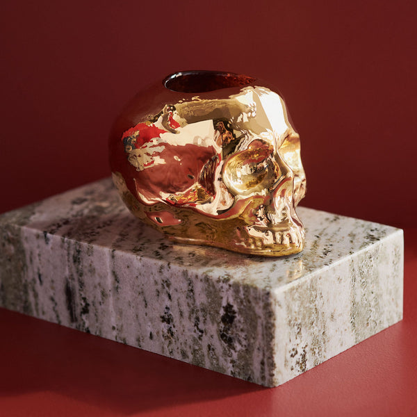 Load image into Gallery viewer, Kosta Boda Still Life Votive Gold 21K
