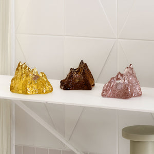 Kosta Boda The Rock Votive Bronze