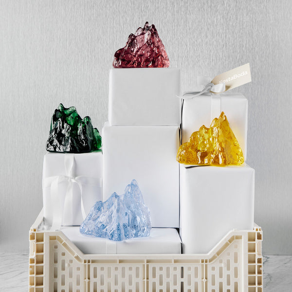 Load image into Gallery viewer, Kosta Boda The Rock Votive Ice Blue
