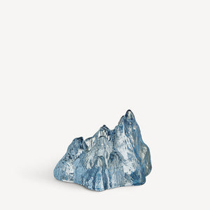 Kosta Boda The Rock Votive Ice Blue