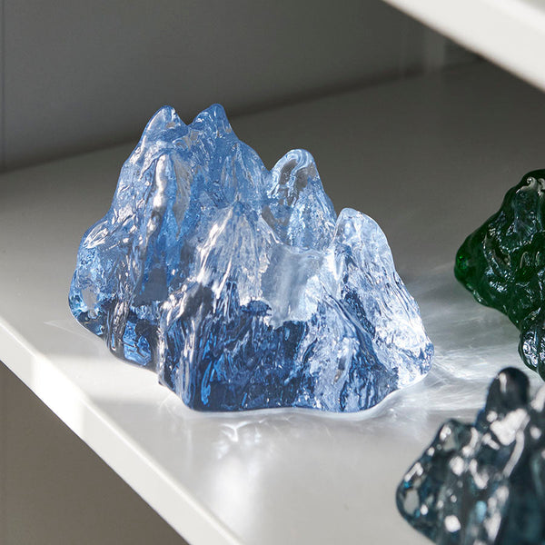 Load image into Gallery viewer, Kosta Boda The Rock Votive Ice Blue
