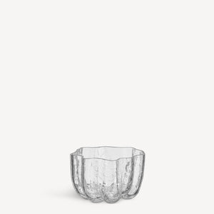Kosta Boda Crackle Bowl/Votive Clear