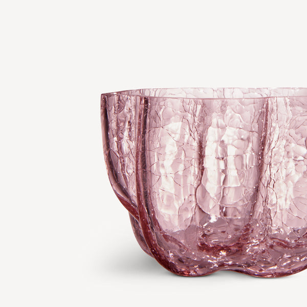 Load image into Gallery viewer, Kosta Boda Crackle Bowl/Votive Pink
