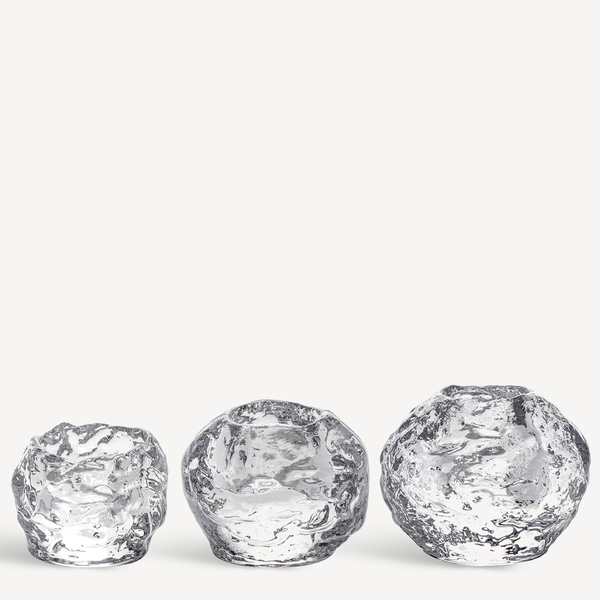 Load image into Gallery viewer, Kosta Boda Snowball Votive Set
