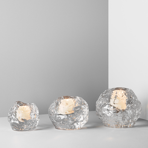 Kosta Boda Snowball Votive Set