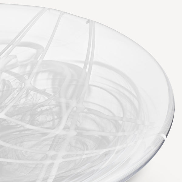 Load image into Gallery viewer, Kosta Boda Contrast Dish White/White
