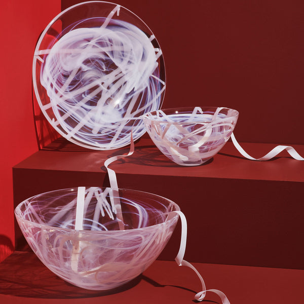Load image into Gallery viewer, Kosta Boda Contrast Dish White/White
