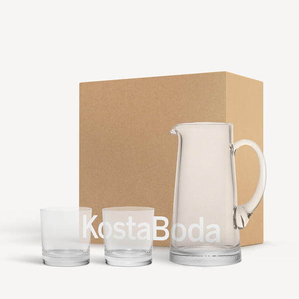 Load image into Gallery viewer, Kosta Boda Limelight Gift Set Pitcher &amp; 2 DOF
