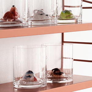 Kosta Boda New Friends Tumbler Fox