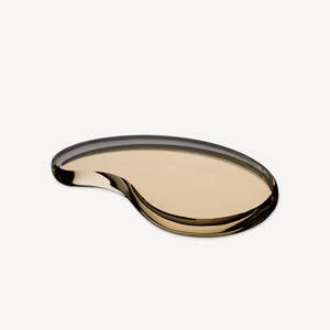 Kosta Boda Tears of Joy Golden Set Of 2 - Glass Art Sculpture