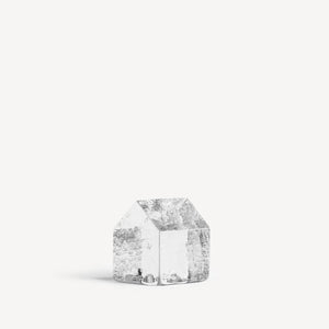 Kosta Boda Kosta House Clear Small - Glass Art Sculpture