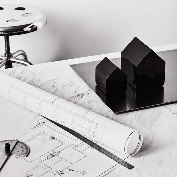 Load image into Gallery viewer, Kosta Boda Kosta House Black Small - Glass Art Sculpture
