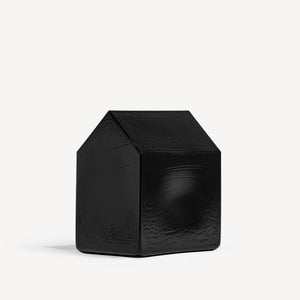 Kosta Boda Kosta House Black Large - Glass Art Sculpture
