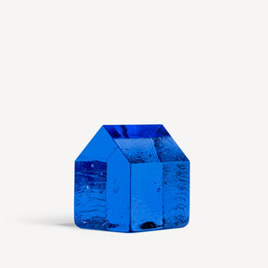 Kosta Boda Kosta House Blue Medium - Glass Art Sculpture