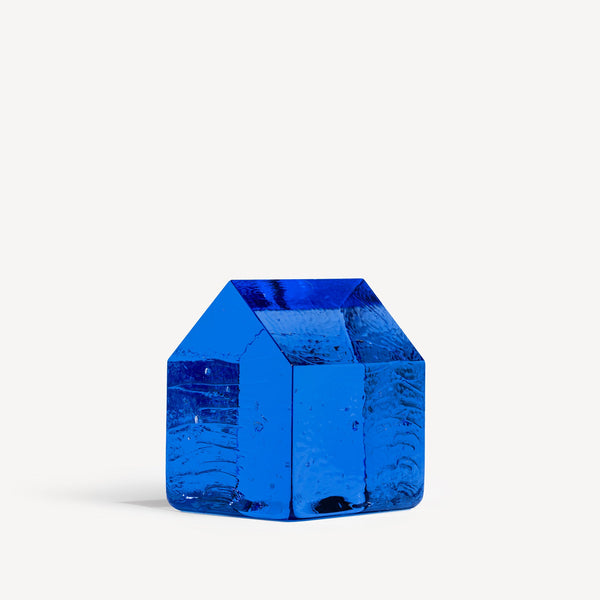 Load image into Gallery viewer, Kosta Boda Kosta House Blue Medium - Glass Art Sculpture
