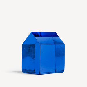 Kosta Boda Kosta House Blue Large - Glass Art Sculpture