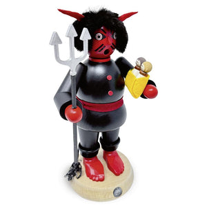 Müller - Mueller - Smoking Man Krampus, Large, 5.1 x 9.1 Inches