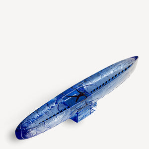 Kosta Boda Boat Drifter Blue