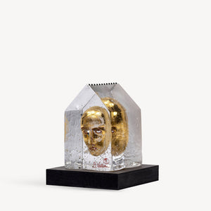 Kosta Boda My Palace Golden Head Clear Gold