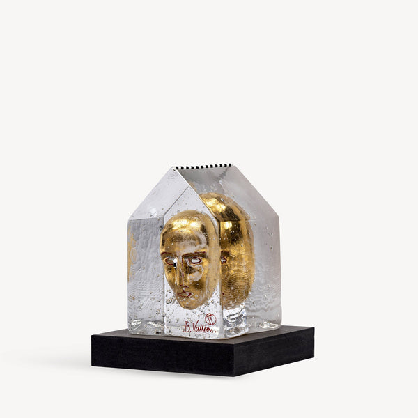 Load image into Gallery viewer, Kosta Boda My Palace Golden Head Clear Gold
