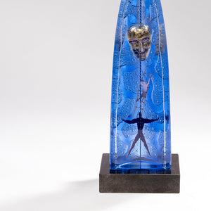 Kosta Boda Open Arms LD-300 - Glass Art Sculpture