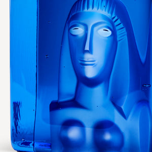 Kosta Boda Azur She Blue - Glass Art Sculpture