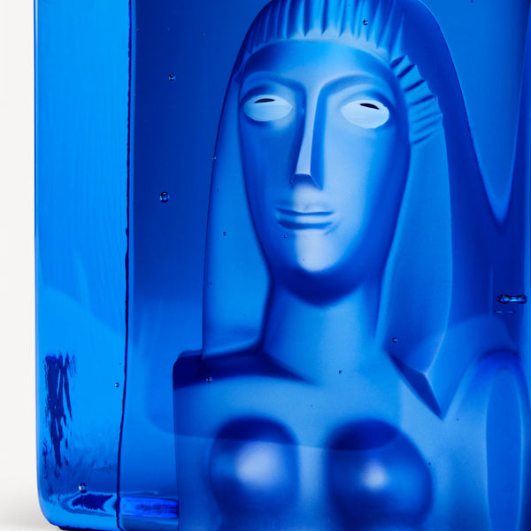 Load image into Gallery viewer, Kosta Boda Azur She Blue - Glass Art Sculpture
